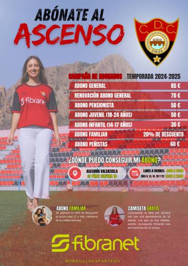 Lanzamiento de la Campaña de Abonados del CD Cieza: «Abónate al Ascenso»